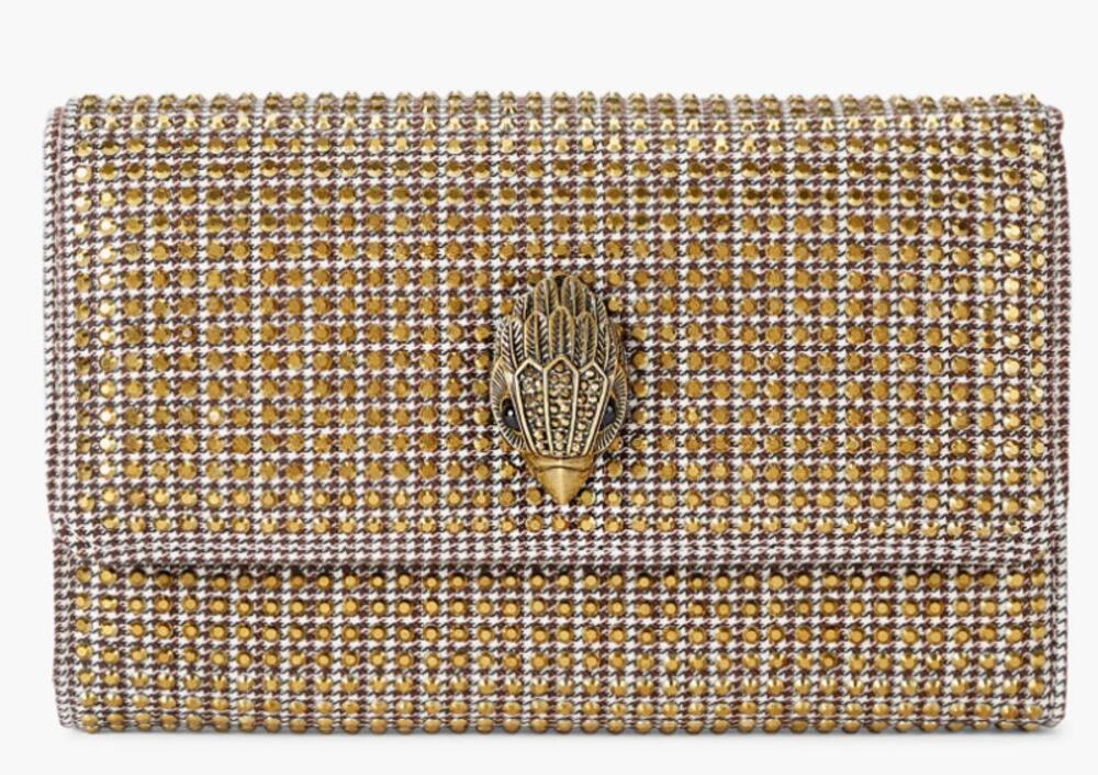 Kurt Geiger London Kensington Wallet on a Chain Gold NWT